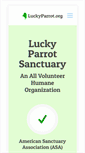 Mobile Screenshot of luckyparrot.org